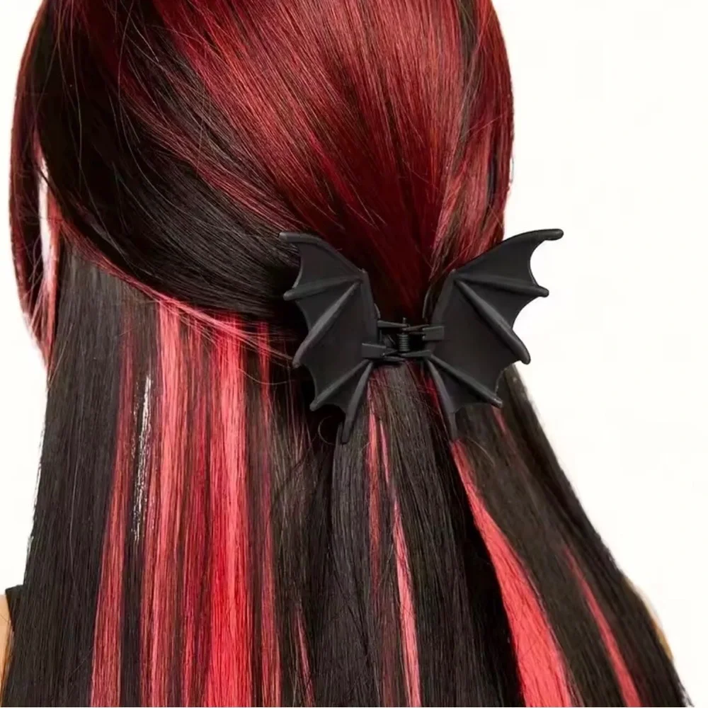 Bat Wing Hair Claw Clip - Black